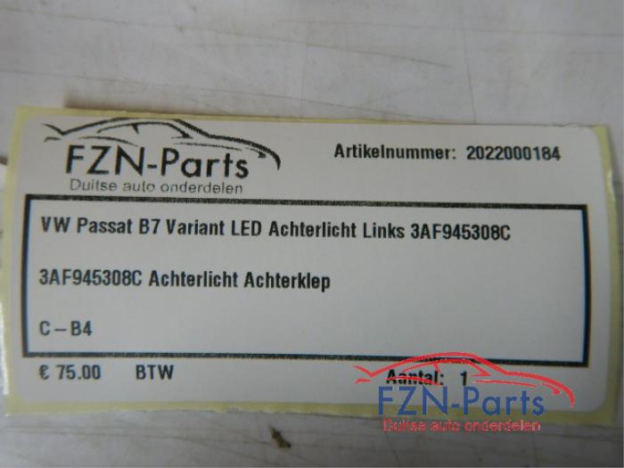 VW Passat B7 Variant LED Achterlicht Rechts