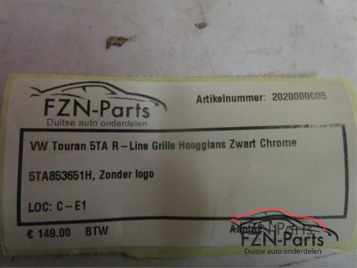 Grille Volkswagen Touran (22726931)