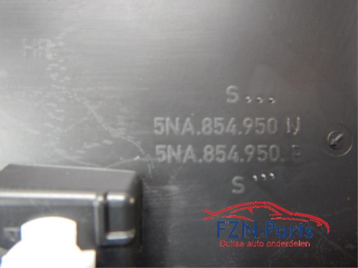 VW Tiguan 5NA Sideskirt Chrome Rechts-Achter