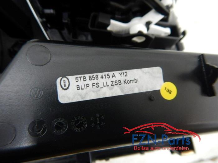 VW Touran 5TA Dashboard Inlegset Hoogglans Zwart