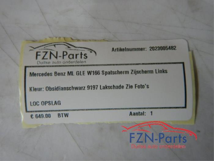 Scherm links-voor Mercedes ML-Klasse (22724196)