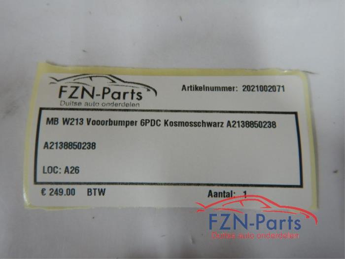 Mercedes-Benz W213 Voorbumper 6PDC Kosmosschwarz