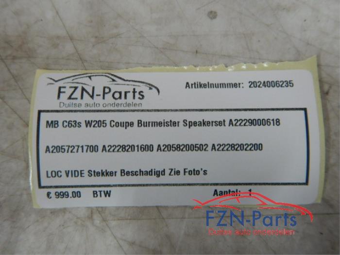 Speakerset Mercedes C-Klasse (22739431)