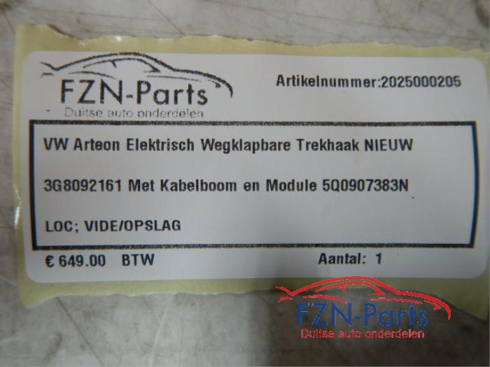 Trekhaak Volkswagen Arteon (22728177)