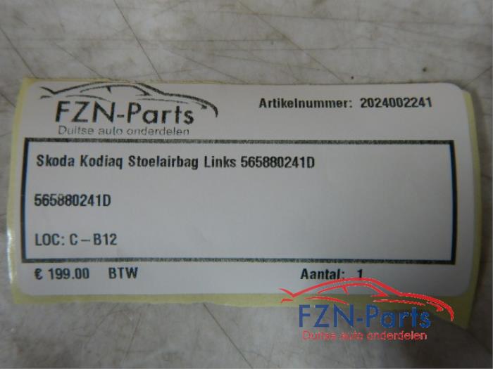 Airbag stoel (zitplaats) Skoda Kodiaq (22730684)