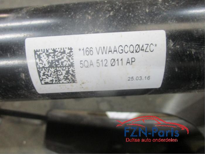 Achteras voorwielaandrijving Volkswagen Touran (22744334)