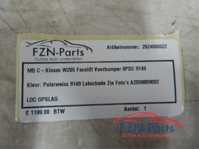 Mercedes-Benz C-Klasse W205 FL Voorbumper 6PDC 9149 A
