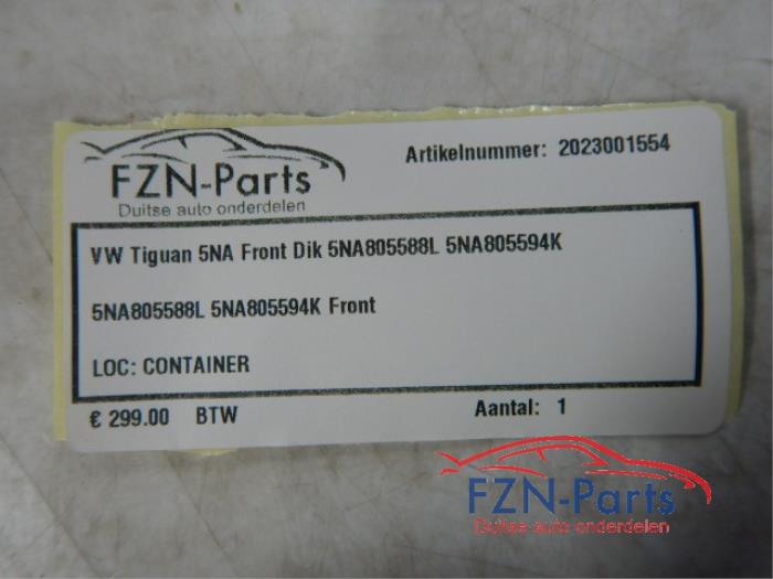 Frontdeel steun Volkswagen Tiguan (22744048)