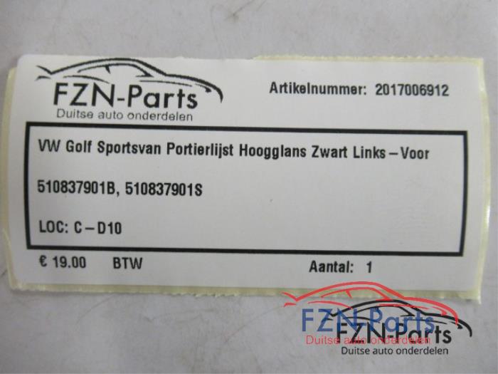 Portierlijst Volkswagen Golf Sportsvan (22742047)
