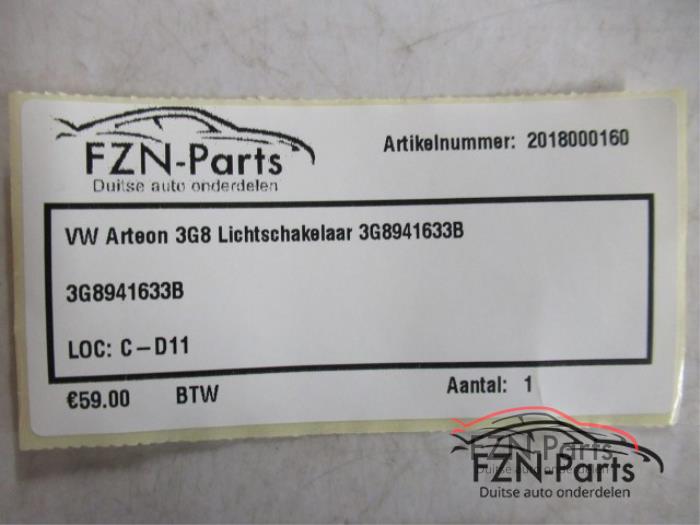 VW Arteon 3G8 Lichtschakelaar