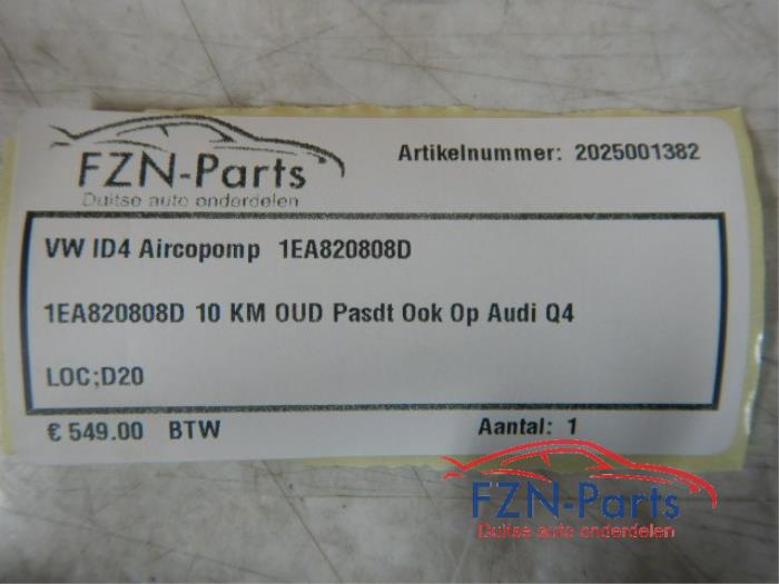 VW ID4 Aircopomp
