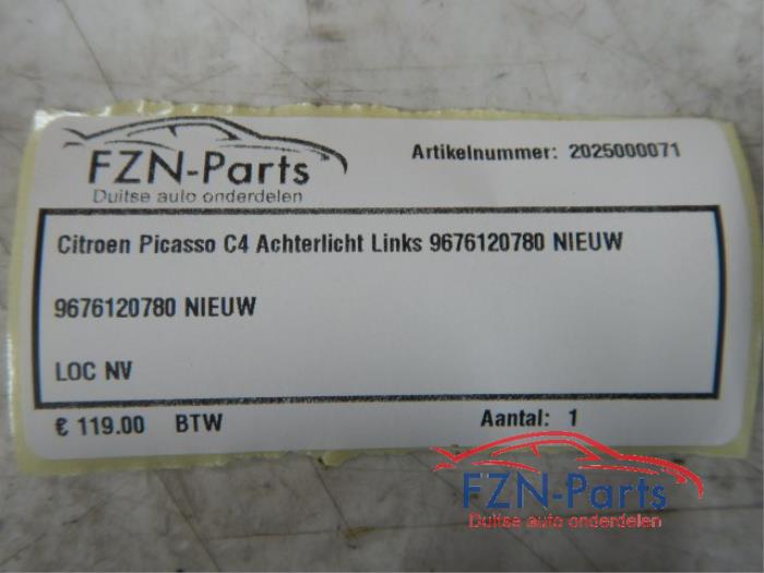 Citroen Picasso C4 Achterlicht Links