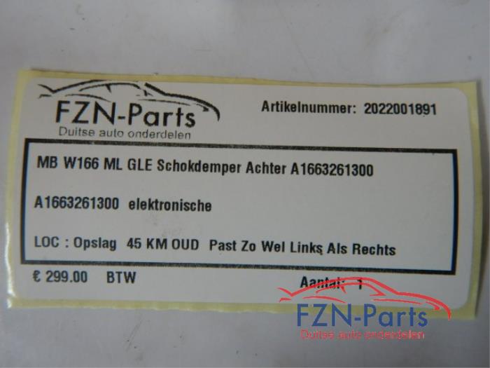Mercedes-Benz W166 ML GLE Schokdemper Achter