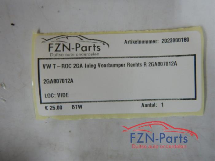 Bumpercover voor Volkswagen T-Roc (22740015)