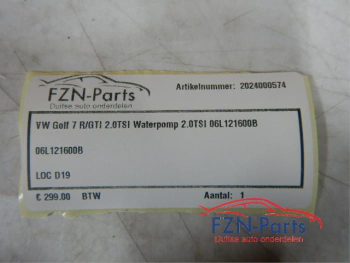 VW Golf 7 R/GTI 2.0TSI Waterpomp