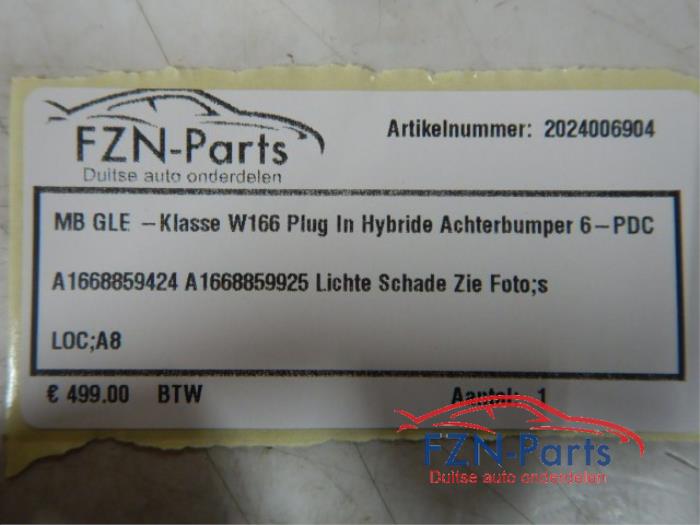 Mercedes-Benz GLE W166 Plug in Hybride Achterbumper 6PDC