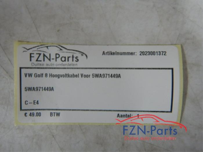 VW Golf 8 Hoogvoltkabel Voor