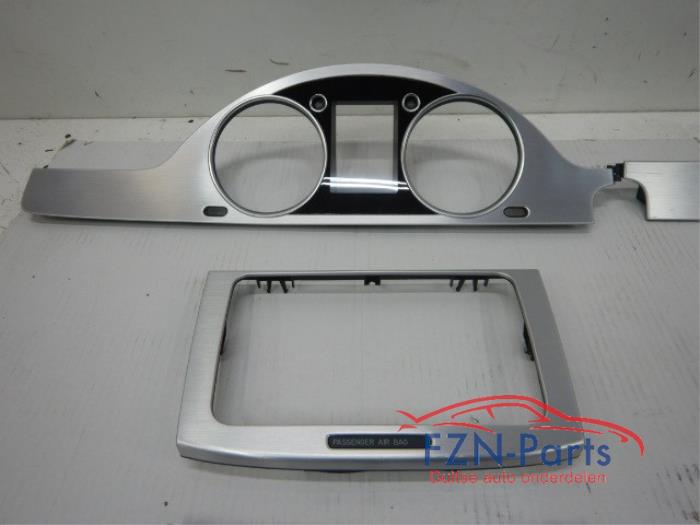 VW Passat 3C8 Inleg Dashboard Grijs Aluminium Look
