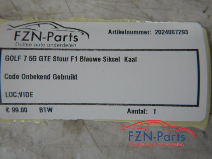 VW Golf 7 5G GTE Stuur F1 Blauwe stiksel Kaal 1.4 TSI 105911 01-05-2014 01-08-2020
1.5 TSI 126840 01-04-2017 01-08-2020
1.0 TSI 124239 01-11-2016 01-08-2020
1.4 TSI MultiFuel 106414 01-12-2013 01-07-2018
2.0 GTI Clubsport S 120193 01-09-2016 01-03-2017
1.6 TDI 59068 01-01-2013 01-03-2017
2.0 GTI TCR 135622 01-11-2018 01-08-2020
2.0 GTI 126007 01-03-2017 01-08-2020
1.4 TGI CNG 45814 01-06-2013 01-07-2018
1.6 TDI 4motion 59289 01-01-2013 01-03-2017
2.0 TDI 59071 01-11-2012 01-08-2020
1.2 TSI 57456 01-11-2012 01-03-2017
1.4 GTE HYBRID 143508 01-07-2019 01-08-2020
1.6