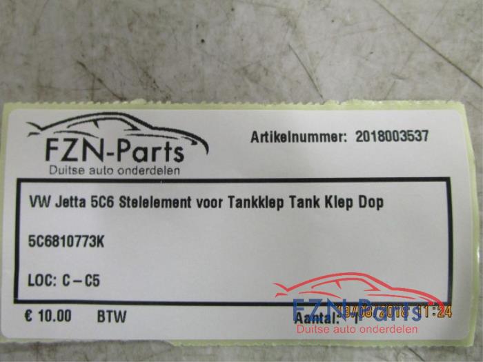 VW Jetta 5C6 Stelelement Voor Tankklep Tank Klep Dop
