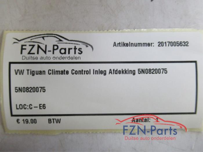 VW Tiguan Climate Control Inleg Afdekking