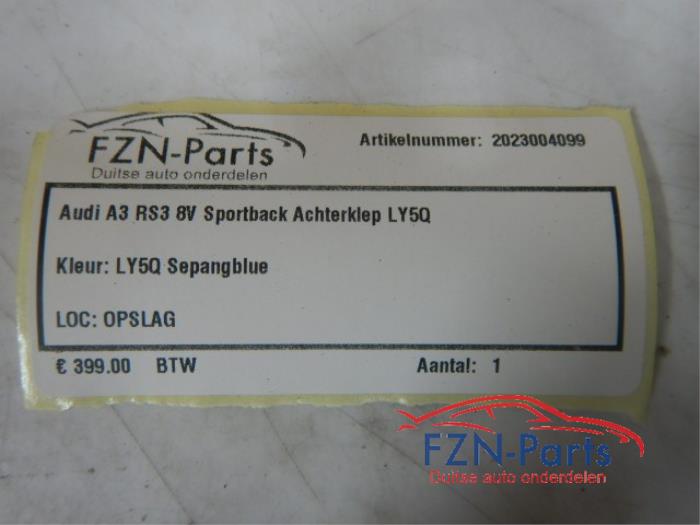 Achterklep Audi A3 (22724407)
