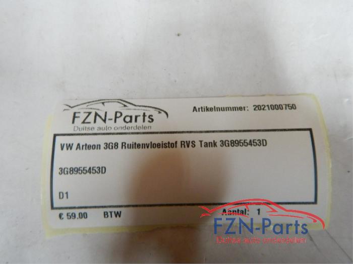 Ruitensproeiertank voor Volkswagen Arteon (22740564)
