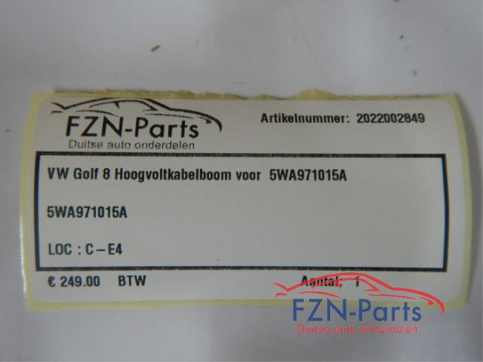VW Golf 8 Hoogvoltkabelboom Voor