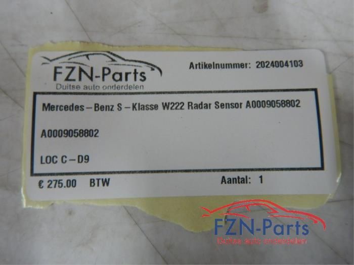 Radar sensor Mercedes S-Klasse (22745524)