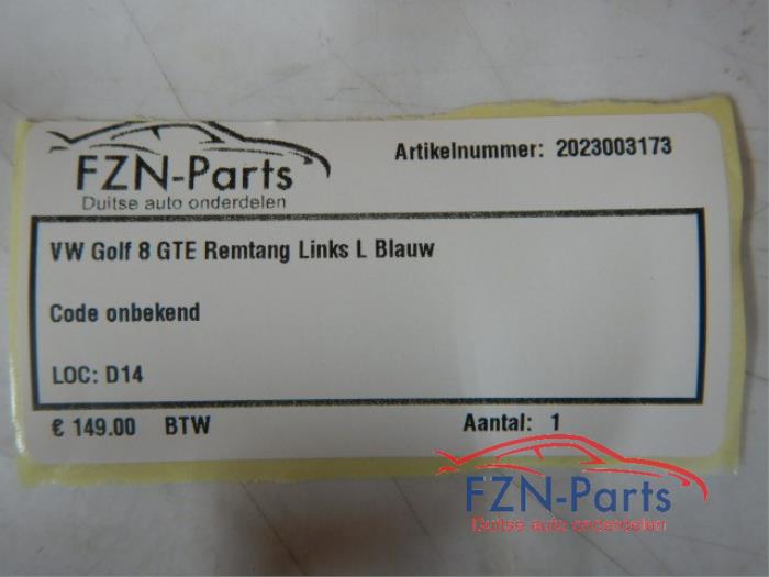 Remklauw (Tang) links-voor Volkswagen Golf (22740662)