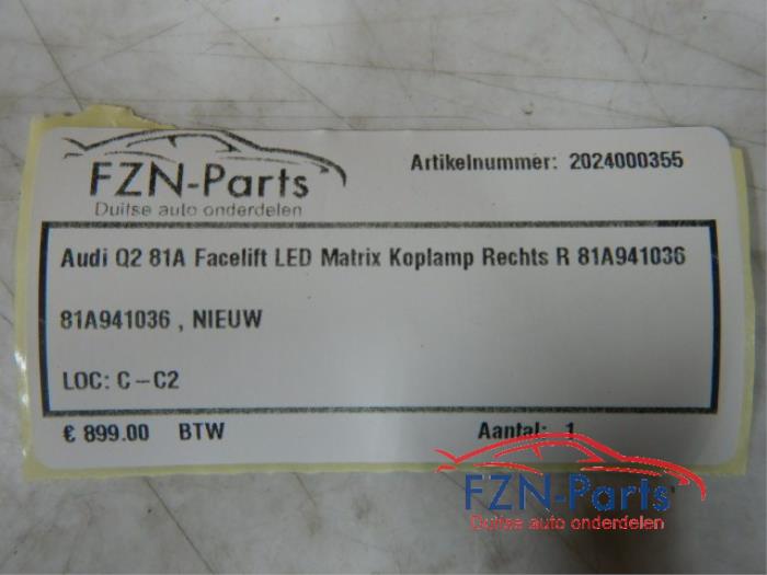 Koplamp rechts Audi Q2 (22741164)