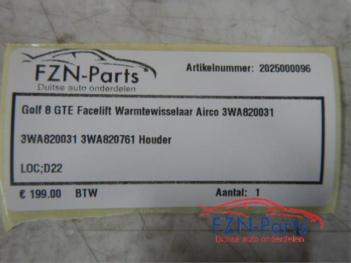 Warmtewisselaar Volkswagen Golf (22739983)