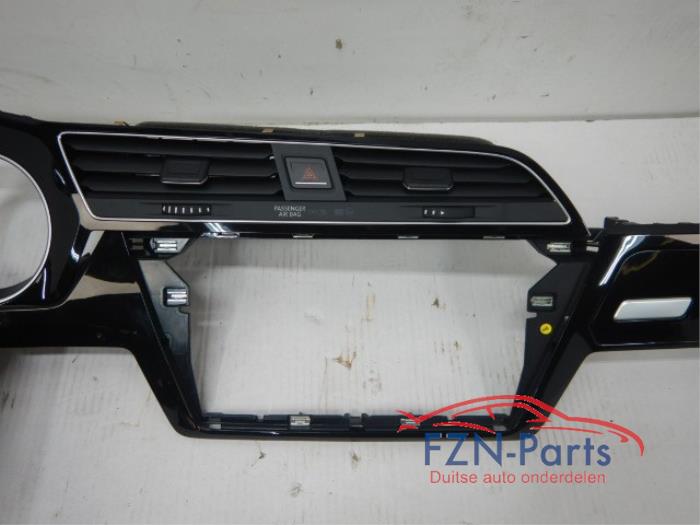 VW Touran 5TA Dashboard Inlegset Hoogglans Zwart