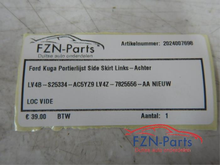 Ford Kuga Portierlijst Sideskirt Links-achter