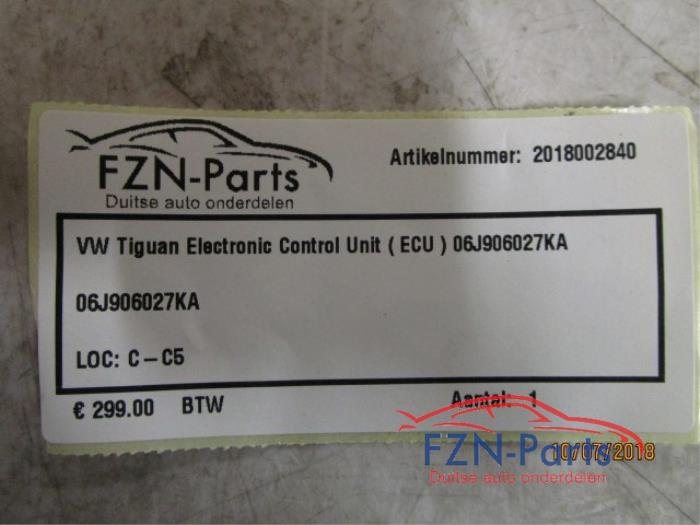 VW Tiguan Elektronic Control Unit (ECU)