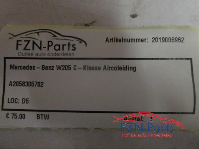 Mercedes-Benz W205 C-Klasse Aircoleiding