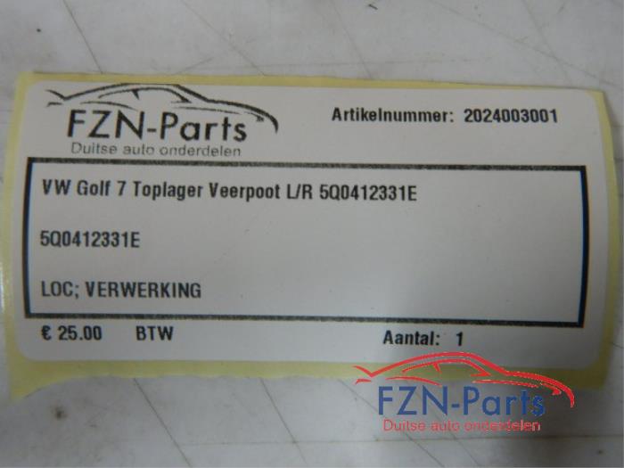 VW Golf 7 Toplager Veerpoot L/R