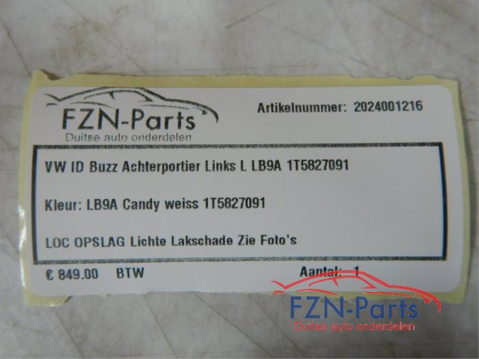 VW ID-Buzz Achterportier Links L LB9A
