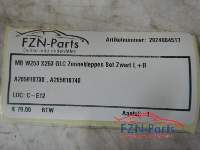 Zonneklep set Mercedes GLC-Klasse (22727895)