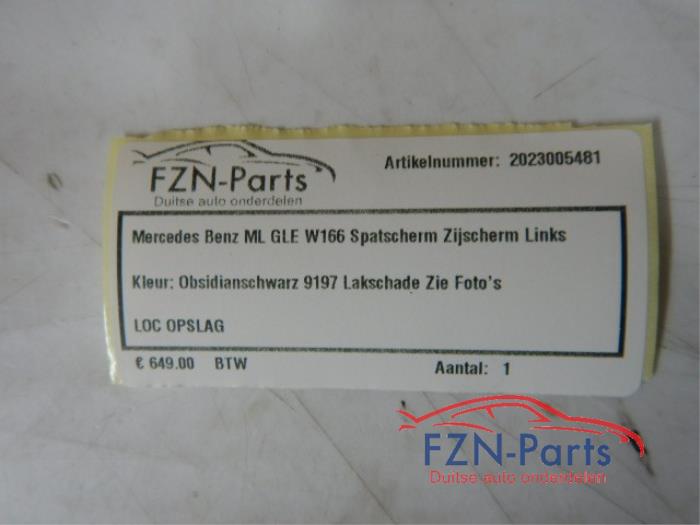 Scherm links-voor Mercedes ML-Klasse (22724172)
