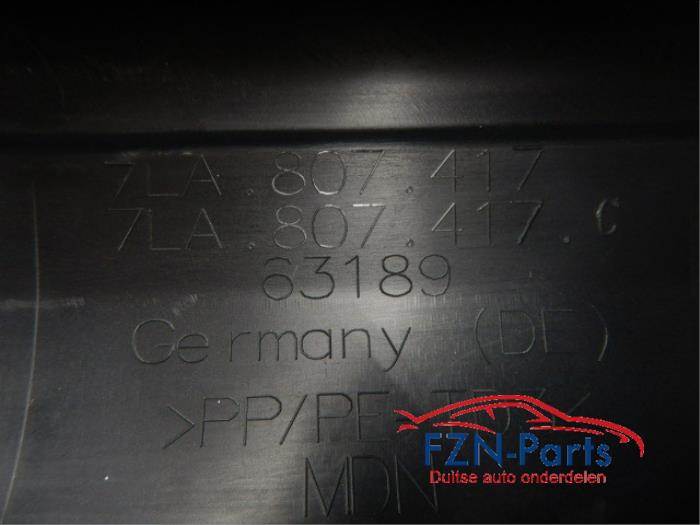 VW Transporter T6.1 Achterbumper LH7J 7LA807417C Kleur: LH7J Pure Grey7LA807417C