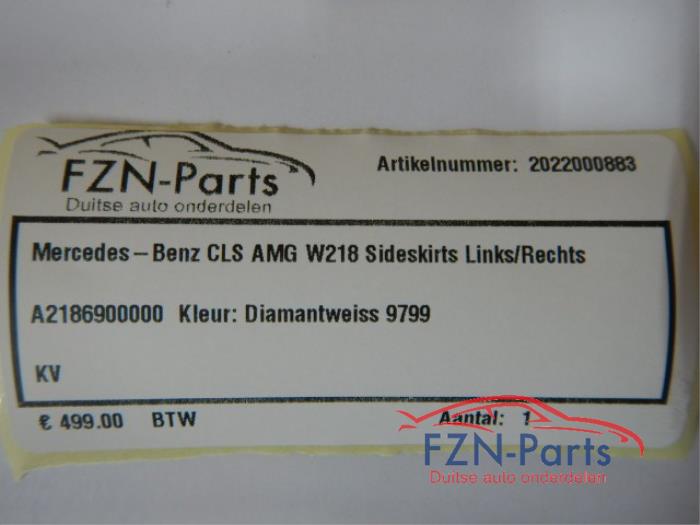 Zijskirtset links+rechts Mercedes CLS-Klasse (22727660)