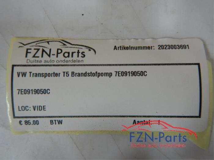 Brandstofpomp Elektrisch Volkswagen Transporter (22740288)