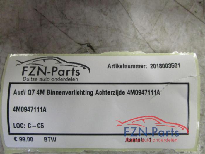 Binnenverlichting voor Audi Q7 (22739639)