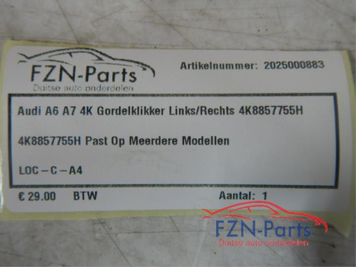 Gordelverklikker module Audi A6 (22741047)