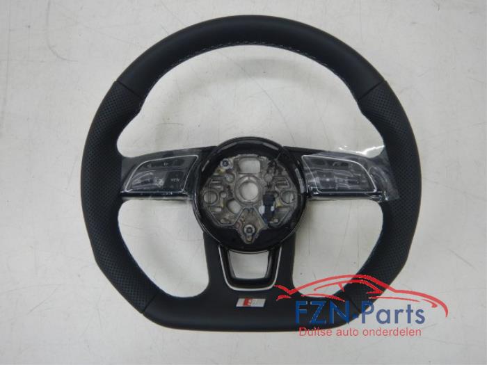 Audi A3 8Y Stuur MF+F1+VIEW Leer Grijs Stiksel