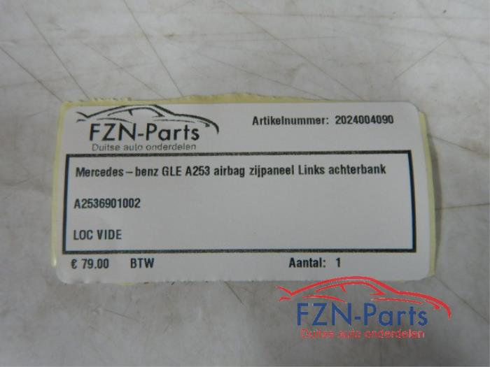 Mercedes-Benz GLC W253 Zijpaneel Achterbank Links Airbag
