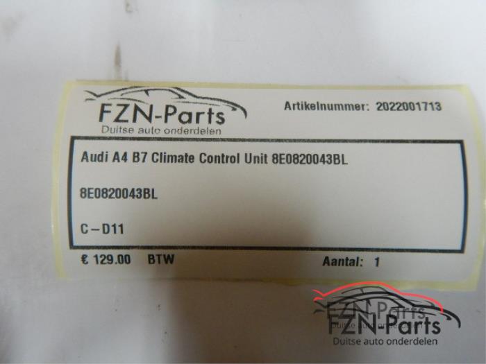 Climatronic Paneel Audi A4 (22738932)