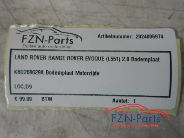 Beschermplaat bodem Landrover Evoque (22744150)