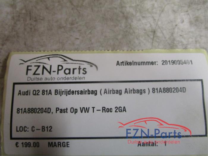 Airbag rechts (Dashboard) Audi Q2 (22744478)